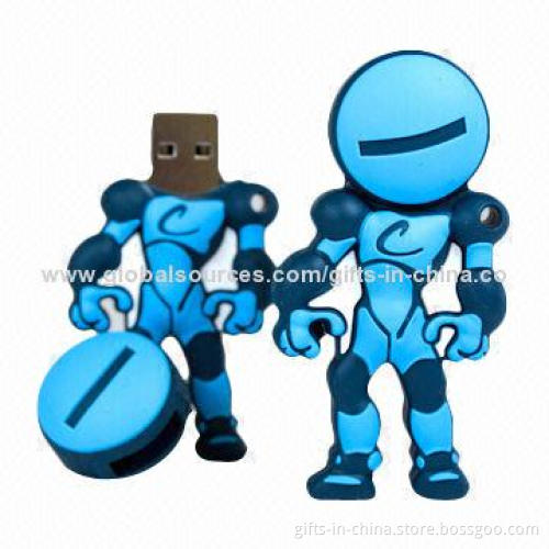 PVC USB Flash Drives Manufacturer with Customized Imprinted Logos Welcomed